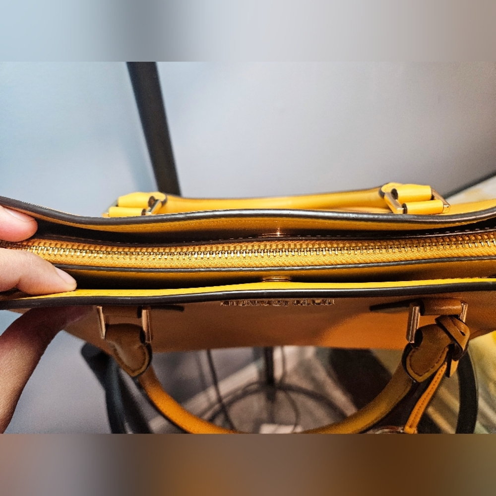 Michael Kors Mustard Yellow Satchel - Picture 5 of 13